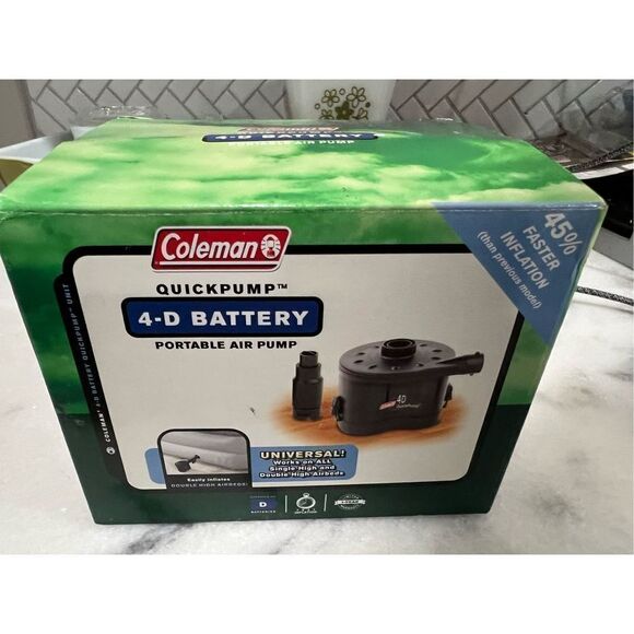Coleman 4D Battery QuickPump Electric Air Pump - Picture 1 of 5